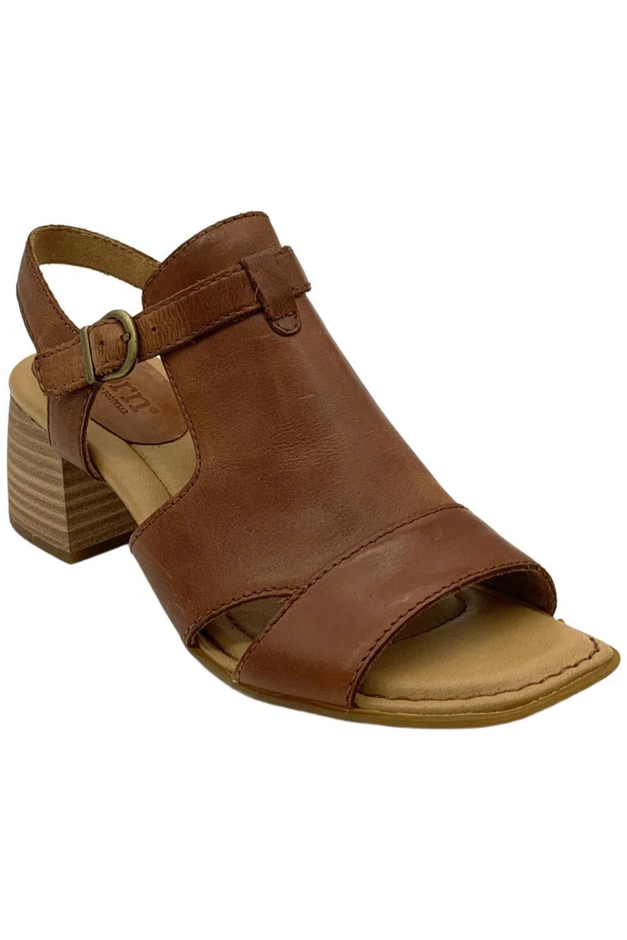 Born Women's Selby Leather Slingback Sandal Brown - Medium